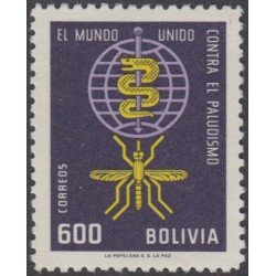 Bolivia 434 1962 El mundo unido en contra del Paludismo MH Bolivia 434 1962 El mundo unido en contra del Paludismo MH