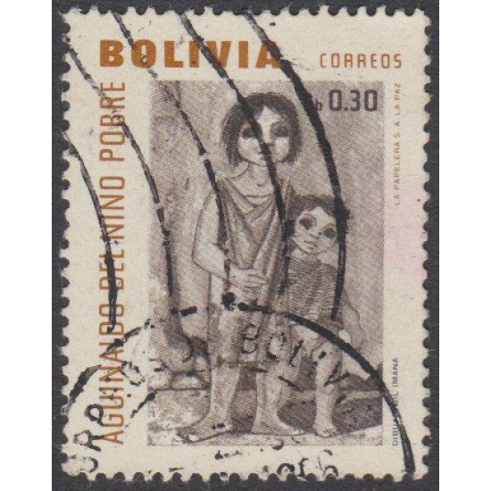 Bolivia 446 1966 Aguinaldo del niño pobre Usado