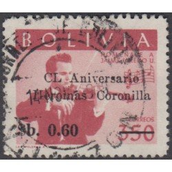 Bolivia 449 1966 Homenaje a Jaime Laredo Usado Bolivia 449 1966 Homenaje a Jaime Laredo Usado