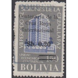 Bolivia 450 1966 Unidad Económica Continental Usado Bolivia 450 1966 Unidad Económica Continental Usado