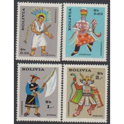Bolivia 460/63 1968 Carnaval Indígena MNH Bolivia 460/63 1968 Carnaval Indígena MNH