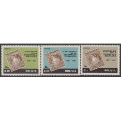 Bolivia 479/81 1968 Centenario Unión Internacional MNH Bolivia 479/81 1968 Centenario Unión Internacional MNH