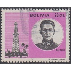 Bolivia 499 1971 Pozos de petroleo Presidente German Busch Usado Bolivia 499 1971 Pozos de petroleo Presidente German Busch Usado