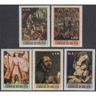 Bolivia 511/15 1972  Pinturas Paintings MNH