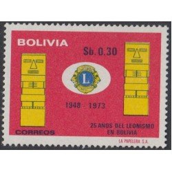 Bolivia 530 1975 25 Años del Leonismo en Bolivia MNH Bolivia 530 1975 25 Años del Leonismo en Bolivia MNH