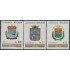 Bolivia 532/34 1975 150 Años de la República Escudos MNH