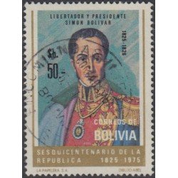 Bolivia 535 1975 Simóm Bolivar Usado Bolivia 535 1975 Simóm Bolivar Usado