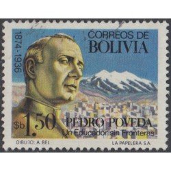 Bolivia 551B 1976 Pedro Poveda Usado Bolivia 551B 1976 Pedro Poveda Usado