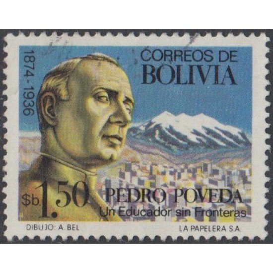Bolivia 551B 1976 Pedro Poveda Usado