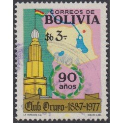 Bolivia 564 1977 90 Años del Club Oruro Usado Bolivia 564 1977 90 Años del Club Oruro Usado
