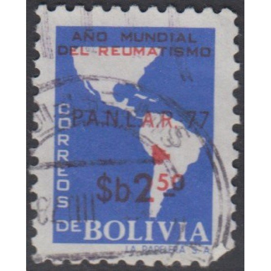 Bolivia 573 1978 Año Mundial del Reumatismo Usado