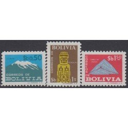 Bolivia 574/76 1978 Serie Antigua MNH Bolivia 574/76 1978 Serie Antigua MNH