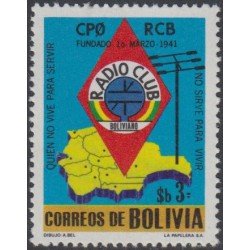 Bolivia 584 1979 Radio Club Boliviana MNH Bolivia 584 1979 Radio Club Boliviana MNH