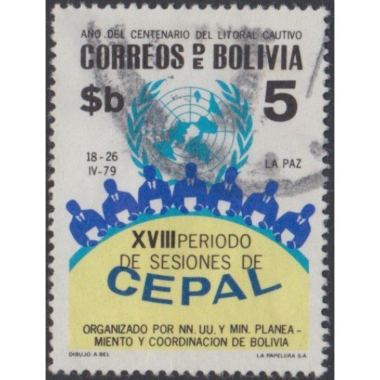 Bolivia 594 1979 XVIII Período de sesiones de CEPAL Usado