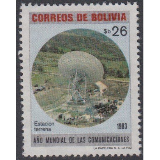 Bolivia 621 1982 Año Mundial de las comunicaciones Usado