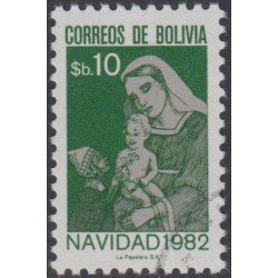 Bolivia 633 1982 Navidad Chritmas Usado Bolivia 633 1982 Navidad Chritmas Usado