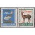 Bolivia 658/59 1985 Fauna en peligro Ciervo Cóndor Usado