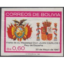 Bolivia 682 1987 Visita de su Majestad Juan Carlos I Rey de España SD Bolivia 682 1987 Visita de su Majestad Juan Carlos I Rey de España SD