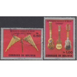Bolivia 693/94 1987 Instrumentos musicales de Bolivia Usado Bolivia 693/94 1987 Instrumentos musicales de Bolivia Usado