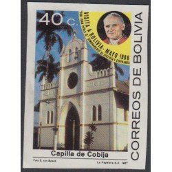 Bolivia 710 1988 Visita de Juan Pablo II en Bolivia SD MNH Bolivia 710 1988 Visita de Juan Pablo II en Bolivia SD MNH