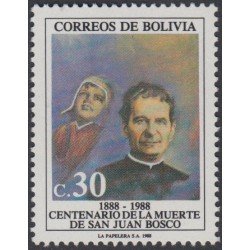 Bolivia 713 1988 100 años de la muerte de San Juan Bosco MNH Bolivia 713 1988 100 años de la muerte de San Juan Bosco MNH