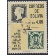 Bolivia 749 1990 150 Años del primer sello postal en el mundo Usado