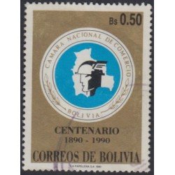 Bolivia 752 1990 100 Años de la Cámara de Comercio Usado Bolivia 752 1990 100 Años de la Cámara de Comercio Usado