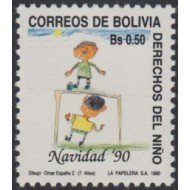 Bolivia 760 1990 Navidad Chritsmas Los derechos del niño MNH
