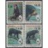 Bolivia 767/70 1991 Protección de la Naturaleza Oso Bear MNH