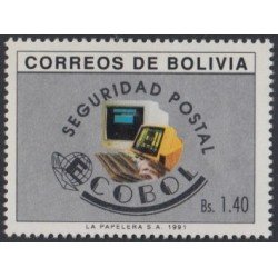 Bolivia 783 1991 Seguridad Postal Ecobol MNH Bolivia 783 1991 Seguridad Postal Ecobol MNH