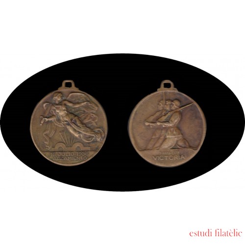España 1939 Medalla conmemorativa Alzamiento 18 julio 1936