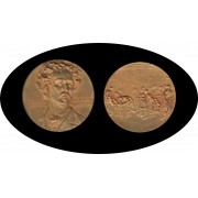 Medalla Mariano Fortuny Reus 1838 - Roma 1874 F. Calico