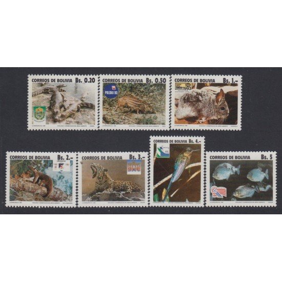 Bolivia 804/10 1992 Ecología y Conservación del medio ambiente MNH Bolivia 804/10 1992 Ecología y Conservación del medio ambiente MNH
