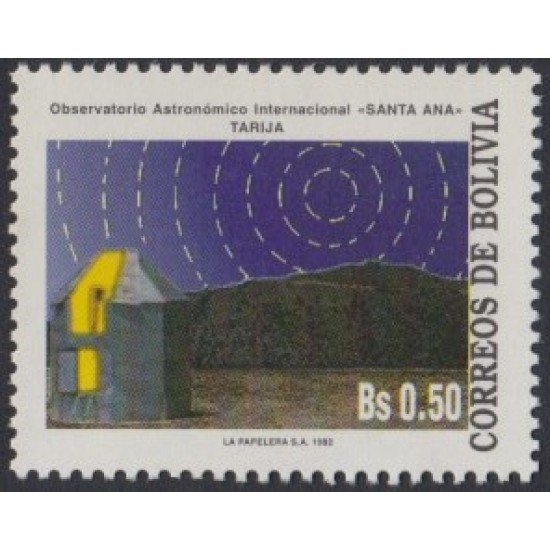 Bolivia 814 1993 Observatorio Astronómico Internacional Santa Ana MNH