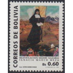 Bolivia 817 1993 Beatificación Madre Nazaria Ignacia March Meza MNH