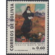 Bolivia 817 1993 Beatificación Madre Nazaria Ignacia March Meza Usado