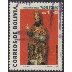 Bolivia 818 1993 Escultura en Madera Padre Eterno Usado