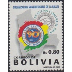 Bolivia 839 1993 Lucha contra el Sida MNH