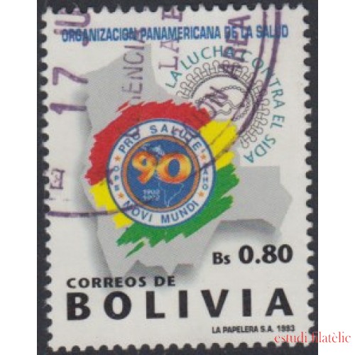 Bolivia 839 1993 Lucha contra el Sida Usado