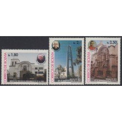 Bolivia 869/71 1994 50 Años de la Arquidiócesis de la Paz MNH