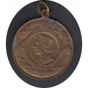 Medalla Colon Columbus  Labor Prima Virtus  