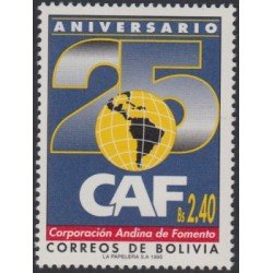 Bolivia 892 1995 25 Aniversario Corporación Andina de Fomento MNH