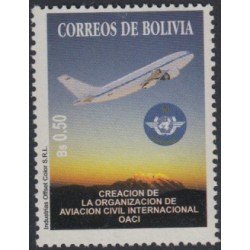 Bolivia 897A 1995 Creación de organización de aviación civil internacional MNH