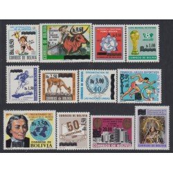 Bolivia 908/19 1996 Sobrecargados  MNH