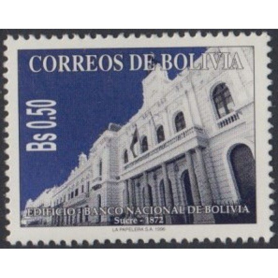 Bolivia 927 1996 Edificio Banco Nacional de Bolivia MNH Bolivia 927 1996 Edificio Banco Nacional de Bolivia MNH