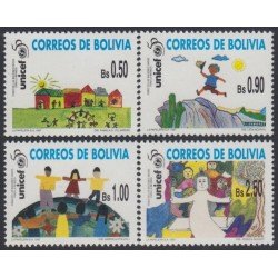 Bolivia 951/54 1997 50 Años de la Unicef MNH