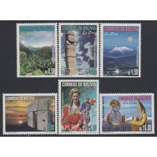 Bolivia 956/61 1997 La Región de La Paz MNH