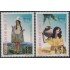 Bolivia 965/66 1997 Upaep Trajes típico del Valle y de Oriente MNH