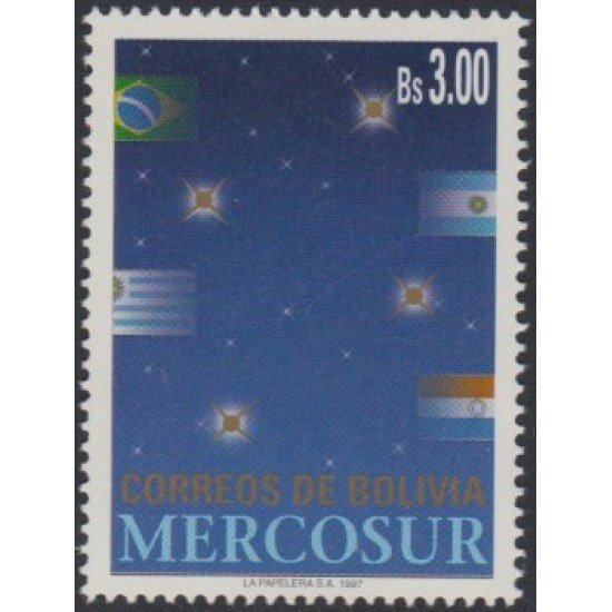 Bolivia 967 1997 Mercosur MNH Bolivia 967 1997 Mercosur MNH