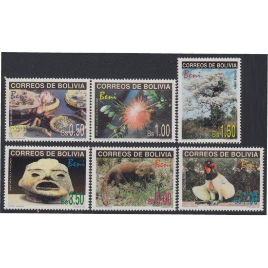Bolivia 981/86 1998 Región de Beni MNH